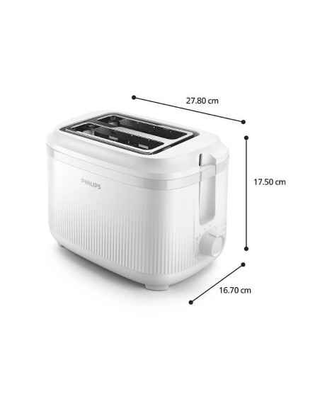 PHILIPS Тостер HD2511/00 бял