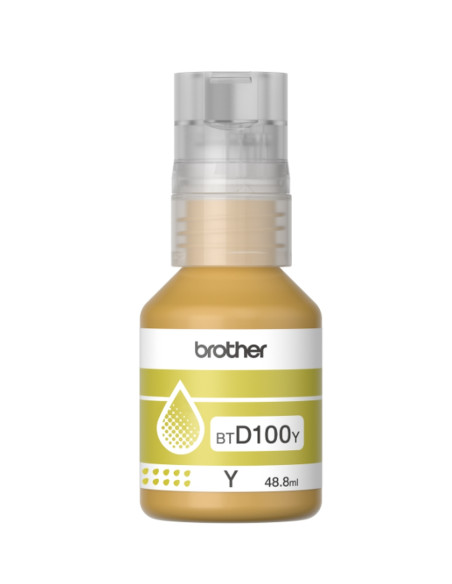 Brother BT-D100Y бутилка с жълто мастило