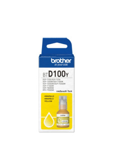 Brother BT-D100Y бутилка с жълто мастило 2