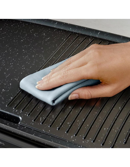 PHILIPS Contact Grill 5 температурни настройки стъклен капак 2400W