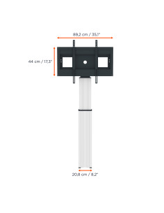 celexon Professional Plus electrically height-adjustable display stand Adjust-42100W 2