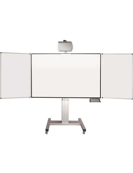 celexon Mobil Expert elektrisch höhenverstellbare Pylonentafel AdjustPEN mit Flügeln