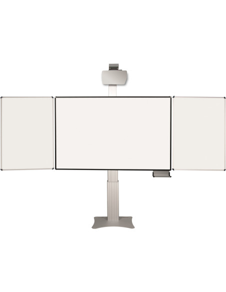 celexon Expert elektrisch höhenverstellbare Pylonentafel AdjustPEN mit Flügeln