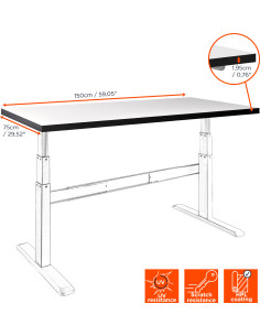 celexon HPL Table topWhite 2