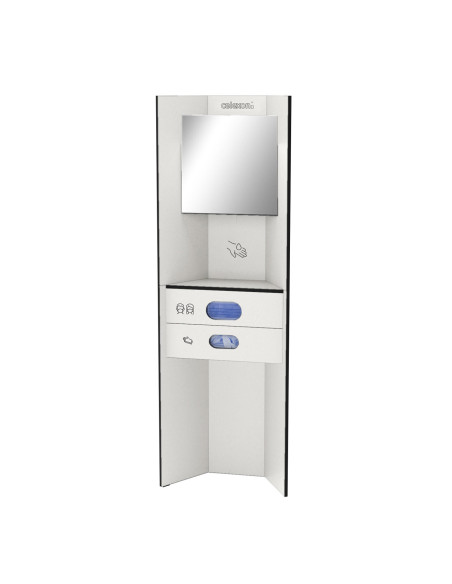 celexon Hygiene station 180 basic plus (disinfection / masks / gloves) - White