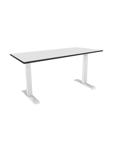 celexon electric height adjustable desk Professional eAdjust-58123 - white, incl. HPL tabletop