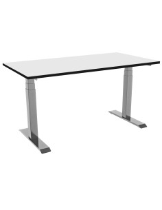 celexon electric height adjustable desk Professional eAdjust-58123 - grey, incl. HPL table top