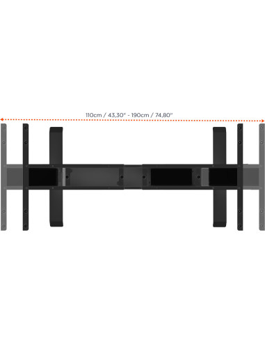 celexon electric height adjustable desk Professional eAdjust-58123 - Black, incl. tabletop