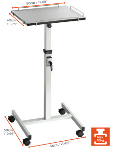 celexon projector table PT2000 - colour: grey 2