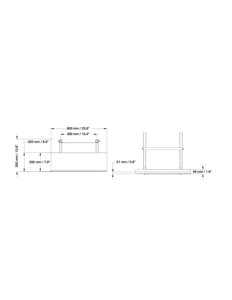 celexon keyboard shelf for Expert Series display stands