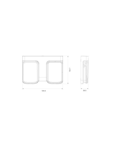 celexon foot switch in grey for Expert Series display stands