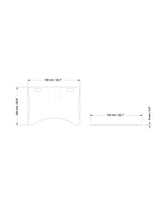 celexon Bodenplatte für Expert Display-Ständer Adjust-4275PS und Adjust-4286PS 2
