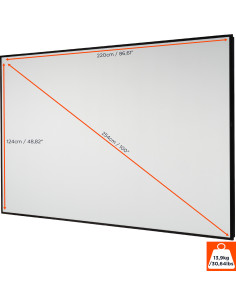 celexon HomeCinema High Contrast Frame Screen100 - Dynamic Slate ALR 2