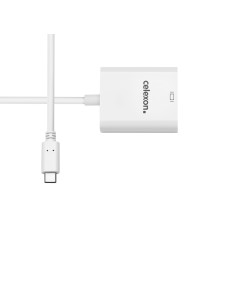 celexon USB-C auf HDMI M/F Adapter, weiß 2