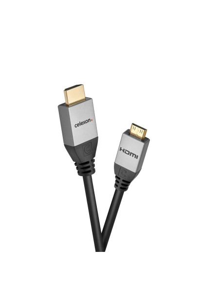 celexon HDMI to Mini HDMI Cable with Ethernet - 2.0a/b 4K 3.Professional Line