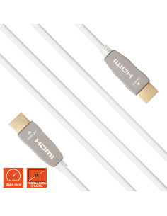 celexon UHD Optical Fibre HDMI 2.1 8K Active CableWhite 2