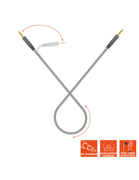 celexon 3,m Stereo Klinke Audiokabel 3,Professional Line