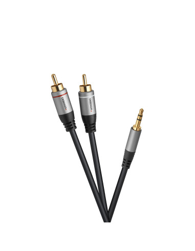 celexon 2x cinch to 3.m stereo jack audio cable 2.Professional Line