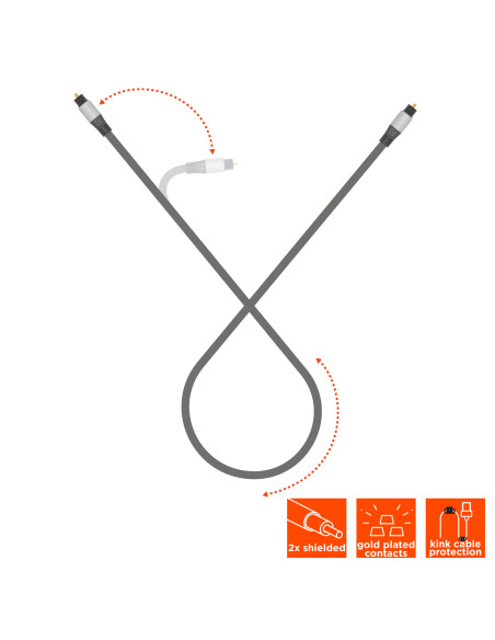 celexon Toslink Optical Audio Cable 10.Professional Line