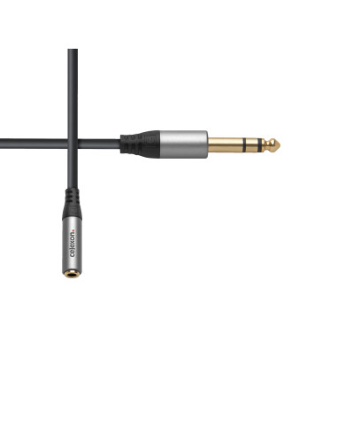 celexon 6.m stereo jack to 3.m stereo jack M/F audio adapter 0.Professional Line