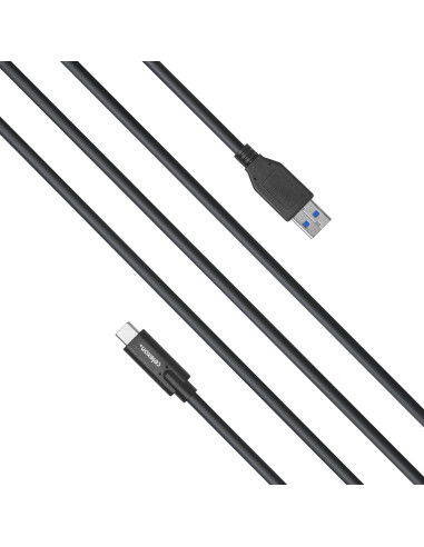 celexon USB-C auf USB-A Kabel - USB 3.2 Gen 2x1 1,schwarz