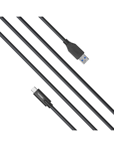 celexon USB-C auf USB-A Kabel - USB 3.2 Gen 2x1 1,schwarz