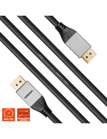 celexon DisplayPort cable 4K 1.Professional Line