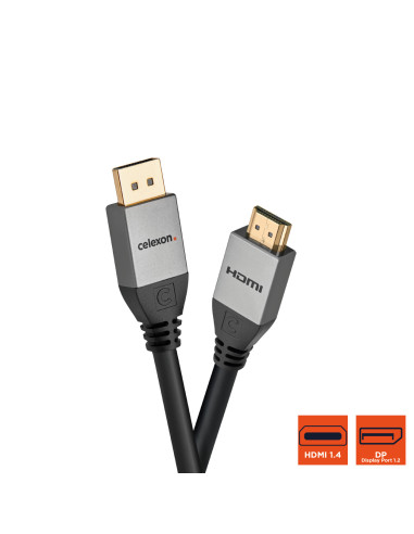 celexon DisplayPort to HDMI cable 4K 5.Professional Line