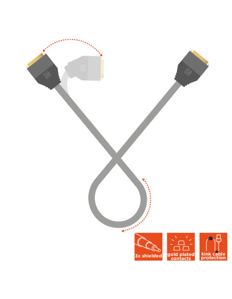celexon DVI Dual Link Cable 10.Professional Line