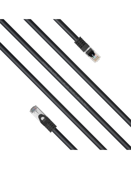 celexon CAT6A patch cable - S/FTP 1.Black