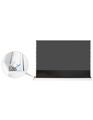 celexon CLR HomeCinema Plus UST High Contrast Electric Floor Screen 110 – White