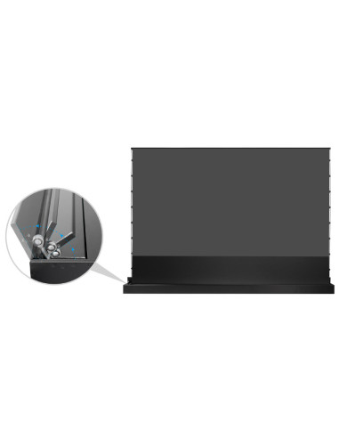 celexon CLR HomeCinema Plus UST High Contrast Electric Floor Screen 120 – Black