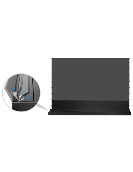 celexon CLR HomeCinema Plus UST High Contrast Electric Floor Screen 120 – Black