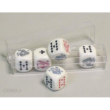 ЗАРОВЕ ЗА ПОКЕР Poker dice-5pcs- 16mm