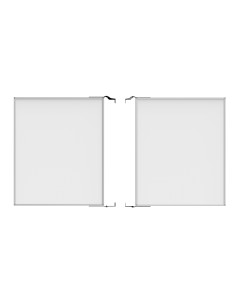 celexon Expert whiteboard wing with lines for 86 displays