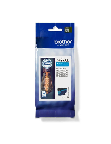 Brother LC-427XLC циан касета с мастило