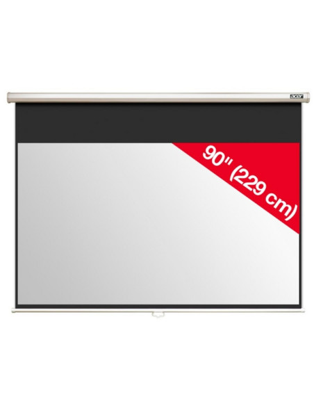 Acer M90-W01MG прожекционен екран 90 (16:9) Стена и таван Сив Ръчен
