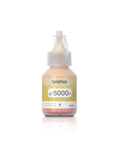 Бутилка с жълто мастило Brother BT-5000
