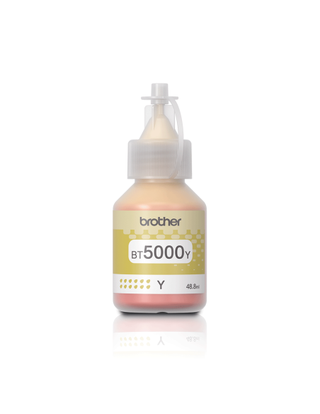 Бутилка с жълто мастило Brother BT-5000