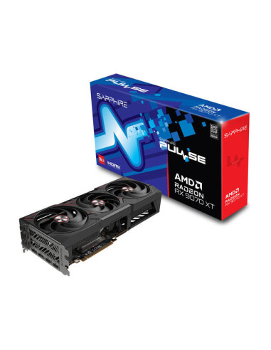 SAPPHIRE PULSE AMD RADEON RX 9070 XT GAMING 16GB ДВОЙЕН HDMI ДВОЙЕН DP