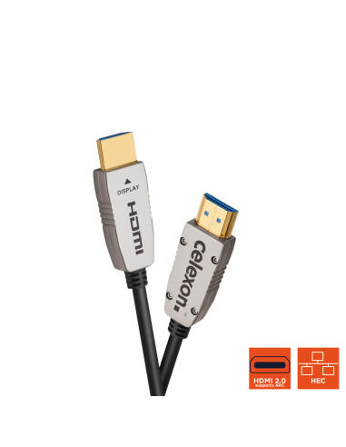 Кабел celexon UHD Optical Fibre HDMI 2.0b Active Kabel 6m , schwarz