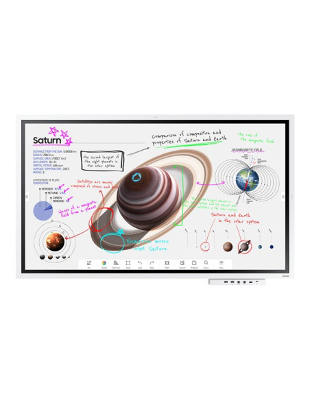 SAMSUNG Flip Pro Digital Flipboard 55 инча 4K IR Touch HDMI USB LAN WiFi WPA2 Enterprise Bluetooth Tizen 6.5 SoC 2x10W 400x40