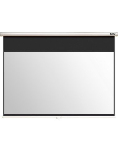 Acer E100-W01MW прожекционен екран 100" (16:10) стена и таван, бял автоматичен с радио тип дистанционно