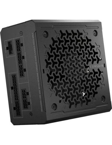 Захранване CORSAIR RMe Series RM850e 850 Watt ATX 3.1 PCIe 5.1, сертифицирано от Cybenetics Gold, напълно модулно.