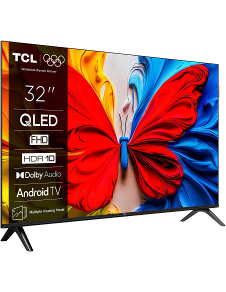 TCL 32-инчов FHD QLED Google TV 32S5K Аудио 2x10W