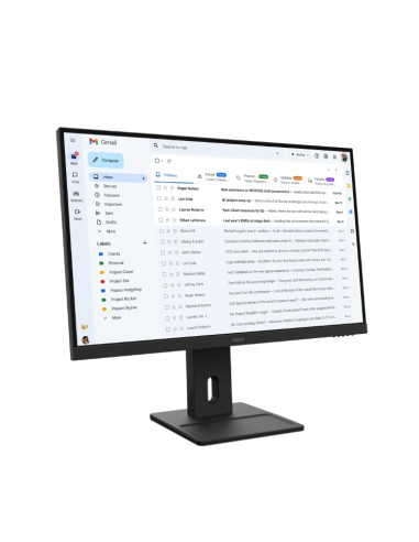 Lenovo ThinkVision E27-40 27" IPS, WLED, 1920x1080, 16:9, 100Hz, 300 cd/m2, 1500:1, 2Wx2 високоговорителя, HDMI, DP, VGA, нак