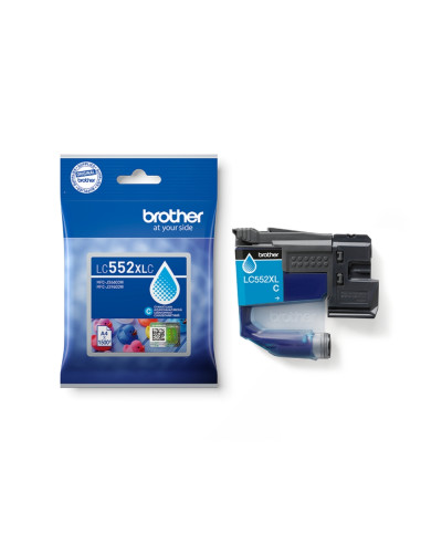 Мастилена касета Brother LC-552 XL Cyan с висок капацитет