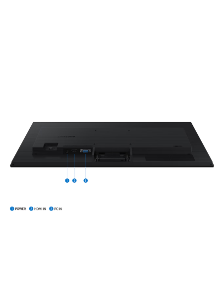 Samsung LS24D300GA, 24" IPS LED, 1920x1080, 5ms, 100 Hz, 250cd/m2,HDMI черен