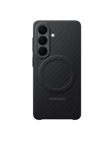 Калъф за Samsung S26 с карбонов магнит, черен