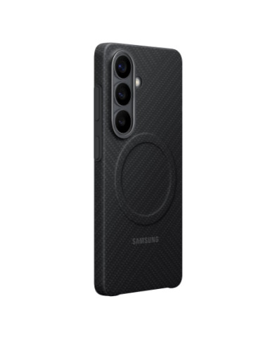 Калъф за Samsung S26 с карбонов магнит, черен